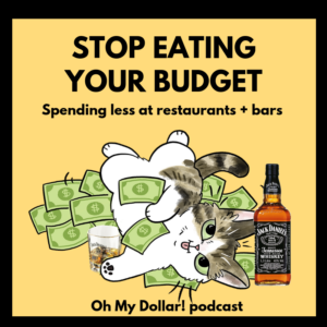 Cat rolls around in money surrounded by whiskey